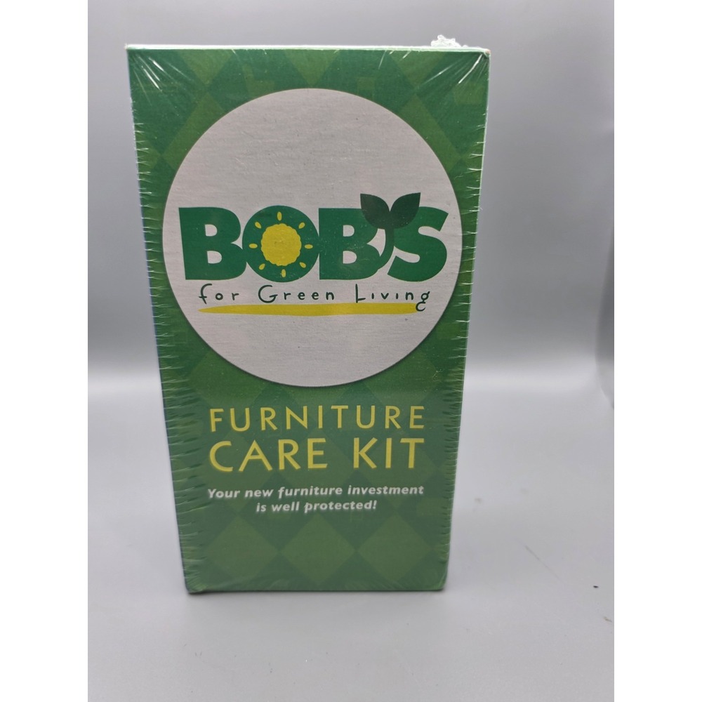 Bob's for Green Living Furniture Care Kit Fabric Rug Cleaner Wood Polish Sealed